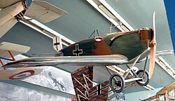 Junkers D.I a Musée de l’air et de l’espace múzeumban kiállítva