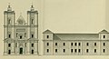 Rysunek kościoła i klasztoru w 1835 roku