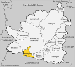 Hirrlingen - Localizazion