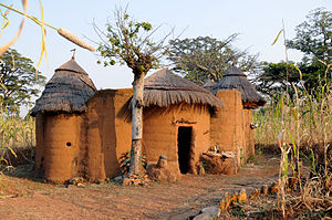 Traditionelle Architektur in Atakora, Benin