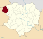 Краснакуцкі раён на мапе