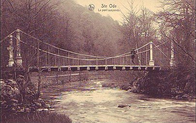 L'ancien pont Orban suspendu de 1841.