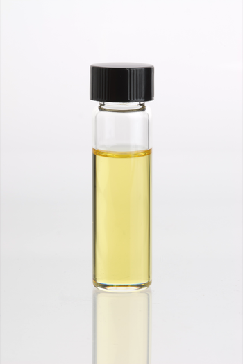 English: Glass vial containing Ledum Essential Oil