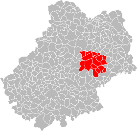 Localisation de Communauté de communes de la Vallée et du Causse