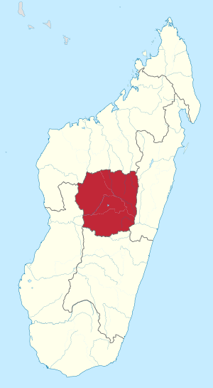 Антананариву на карте