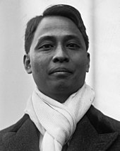 Manuel Roxas, the first president of an independent Philippines, served as governor of Capiz from 1919 until 1922 and represented the province's first district in the House of Representatives from 1922 until 1938. Manuel Roxas.jpg