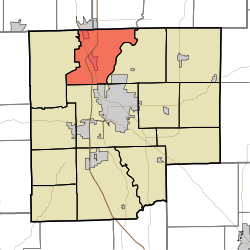 Location in Bartholomew County