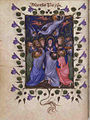 Michelino da Besozzo, Offiziolo Bodmer ( Livre d'heures ), première moitié du XVe siècle, Pierpont Morgan Library, New York.