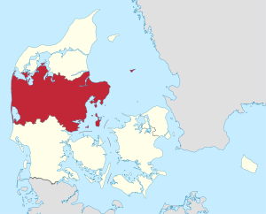 Regiuun Midtjylland uun Denemark