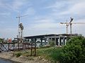 A konzolos hídszakasz építése