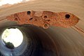 Insect nest in culvert, Wilcannia, New South Wales Australia