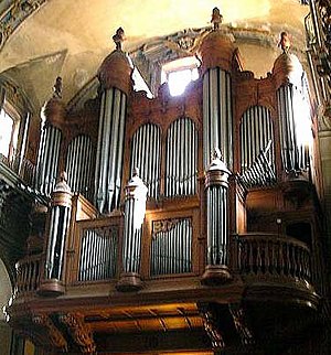 Boisseau pipe organ (built 1974) of the cathed...