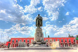 Monumento a Benito Juárez en Pachuca de Soto.