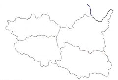Mapa lokalizacyjna kraju pardubickiego