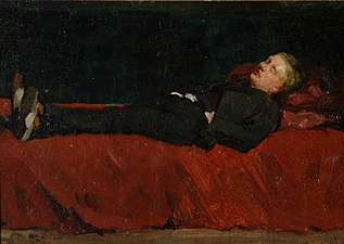 "פול רופס ישן" (בערך 1872–75), שמן על בד (גודל לא ידוע) קרן פליסיאן רופס, נאמור, בלגיה