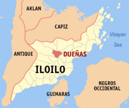 Kaart van Dueñas