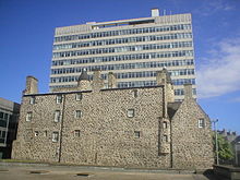 Provost Skene's House, with the old St. Nicholas House in the background