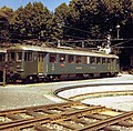 RBe-4/4-Triebwagen im alten Lokdepot Winterthur (1972)