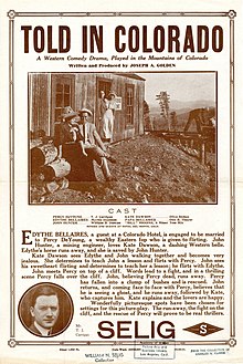 Description de l'image Release flier for TOLD IN COLORADO, 1911.jpg.