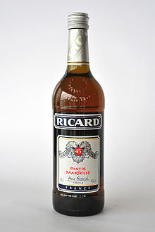 A bottle of Ricard
