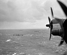 A No. CXX Squadron Liberator on patrol during the Second World War. Royal Air Force 1939-1945- Coastal Command CH9602.jpg