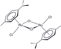 Image illustrative de l’article Dimère de dichlorure de (cymène)ruthénium