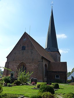 Kyrka i Sandstedt.