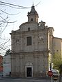 Facciata del santuario della Madonna dell'Alno, detto anche di Sant'Anna