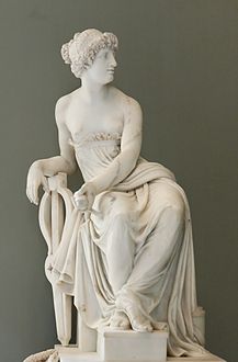 Sapho (1801), marbre, Paris, musée du Louvre.