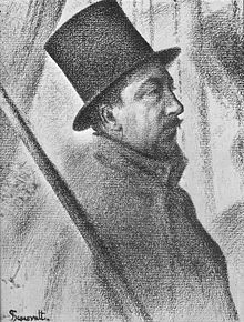 Georges Seurat - Portreto de Paul Signac