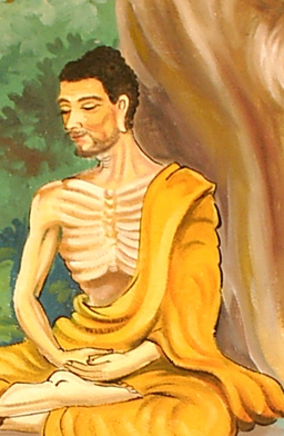 Siddhartha Gautama meditating