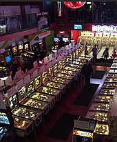 The first floor of the Silverball Museum Silverball Museum.jpg