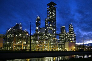 New polypropylene plant PP3 in the Slovnaft oil refinery (Bratislava, Slovakia) Slovnaft - new polypropylene plant PP3.JPG