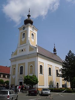 Kostel Narození sv. Jana Křtitele v Slušovicích