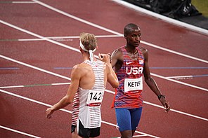 Benard Keter bei den Olympischen Sommerspielen 2021 in Tokio