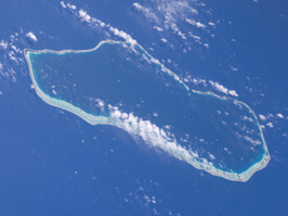 Satellietbeeld van Tahanea