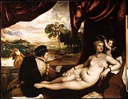 Titiaan, Venus en die luitspeler, ca.1560