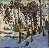 Early Snow, Winter 1916–17. Winnipeg Art Gallery, Winnipeg