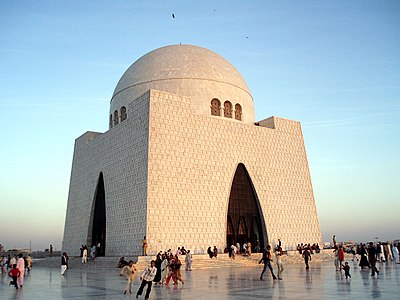 Makam pemimpin kemerdekaan Pakistan, Mohammad Ali Jinnah di Karachi.