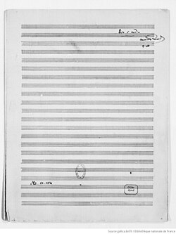 page de titre du manuscrit