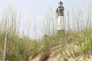 Lighthouse in Tybee Island, Georgia, USA.