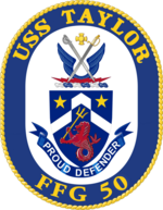 USS Taylor FFG-50 Crest.png