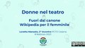 PCTO Cesena - Donne nel teatro (2° incontro)