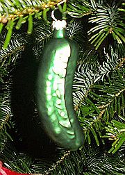 An original Christmas Pickle