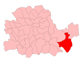 Woolwich West in the County of London 1950-55 WoolwichWest1950.png