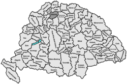 Location of Zólyom