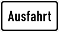 Ausfahrt