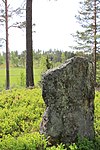 En rest sten i gravfältet RAÄ-nr Ösmo 489:1