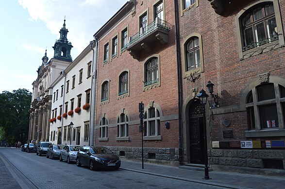 Świętej Anny Street in Kraków, Poland