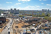 Construction site in May 2022